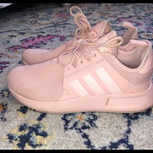 Pink Adidas Tubular shoes